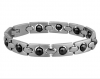 Stainless Steel Magnetic Bracelet (Silver) M.