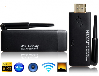 Hi763 Miracast WiFi Display Dongle (Black)